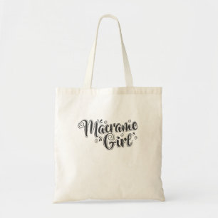 Macrame Girl Makramee Tragetasche