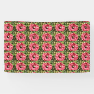 Macro-Banner der hübschen Red Poppy Blume Banner