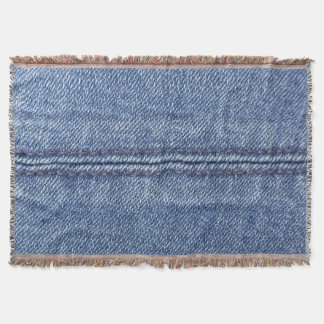 Macro Blue Denim, Nah-up Textur. Decke