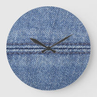 Macro Blue Denim, Nah-up Textur.