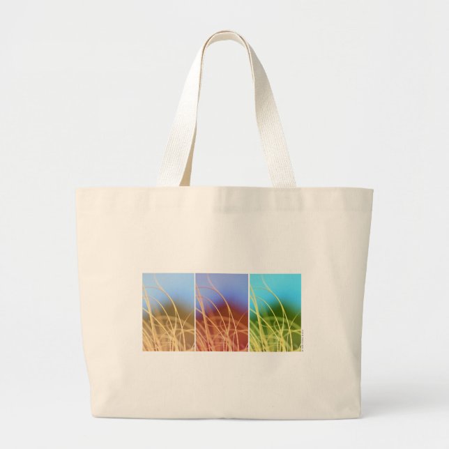 Macro Grass Trio Jumbo Stoffbeutel (Vorne)