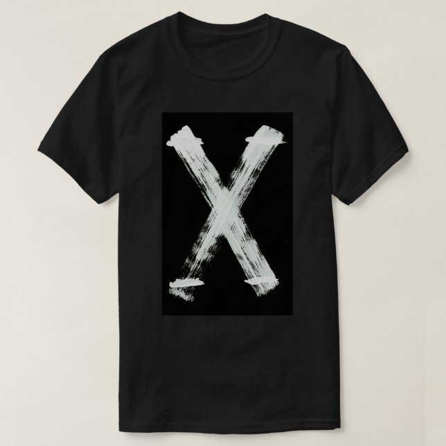 Macromannic Runes H Hagale 001 Inverted T-Shirt (Design vorne)