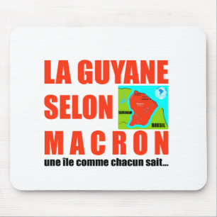 Macron sagt, Französisch ist eine Insel Mousepad