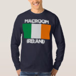 Macroom, Irland mit irischer Flagge T-Shirt<br><div class="desc">Macroom,  Irland mit irischer Flagge</div>
