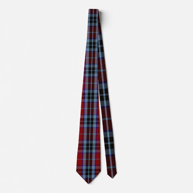 MacTavish Tartan Print Krawatte (Vorderseite)