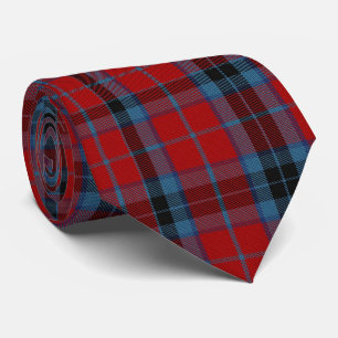 MacTavish Tartan Red and Blue Kariert Krawatte
