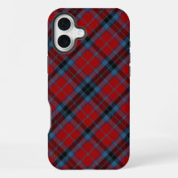 MacTavish-Tartan Rot und Blau Kariert