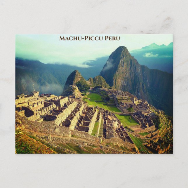 Macu-Piccu Peru Postkarte (Vorderseite)