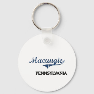 Macungie Pennsylvania Stadt-Klassiker Schlüsselanhänger