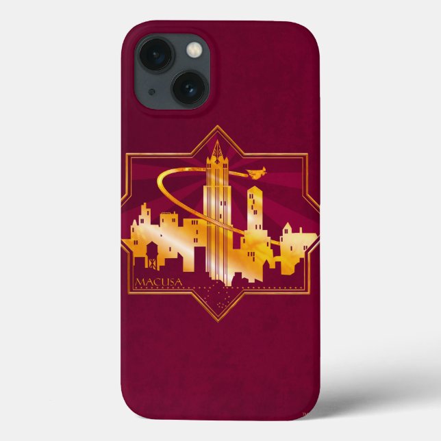 MACUSA™ Grafik-Abzeichen Case-Mate iPhone Hülle (Rückseite)