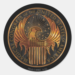 MACUSA™ Medallion Runder Aufkleber