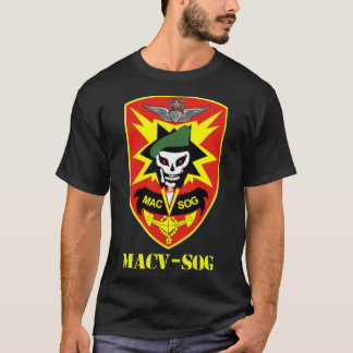 MACV-SOG Army Unit Patch Full Color Vietnam Vetera T-Shirt