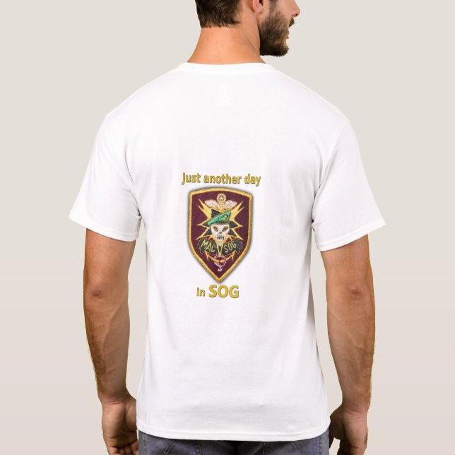 MACV SOG Vietnam Kriegsveteranen patentieren T-Shirt (Rückseite)