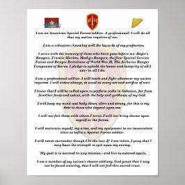 MACV SOG Vietnam Kriegsveteranen Poster