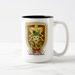 MACVSOG MACV SOG Vietnamkriegveteranentierärzte Zweifarbige Tasse