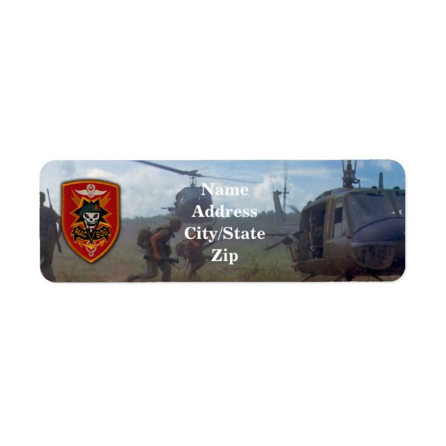 Macvsog Vietnam-Kriegsadresse (Vorne)