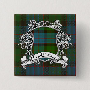 MacWilliam Tartan-Schild Button