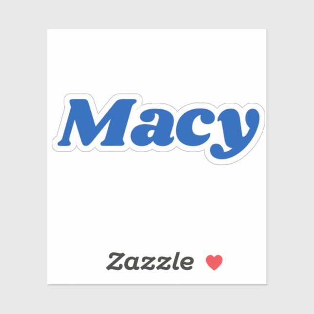 Macy Aufkleber (Blatt)
