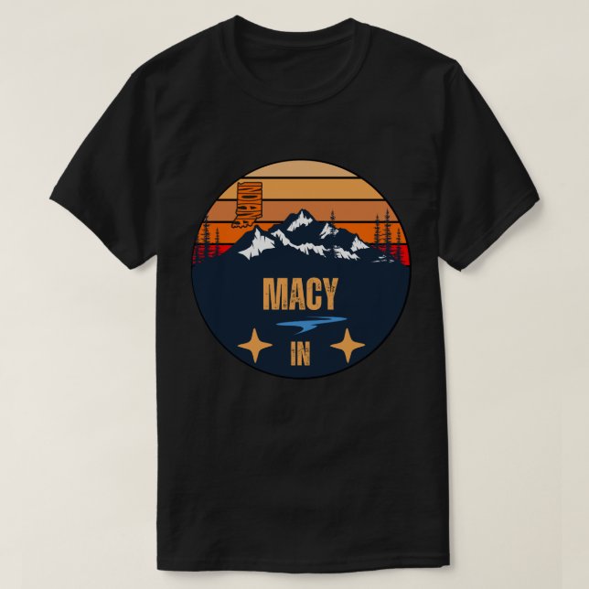 Macy, Indiana T - Shirt (Design vorne)