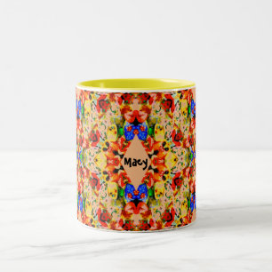 MACY ~ Personalisierte Weihnachtsfeier ~ Zweifarbige Tasse
