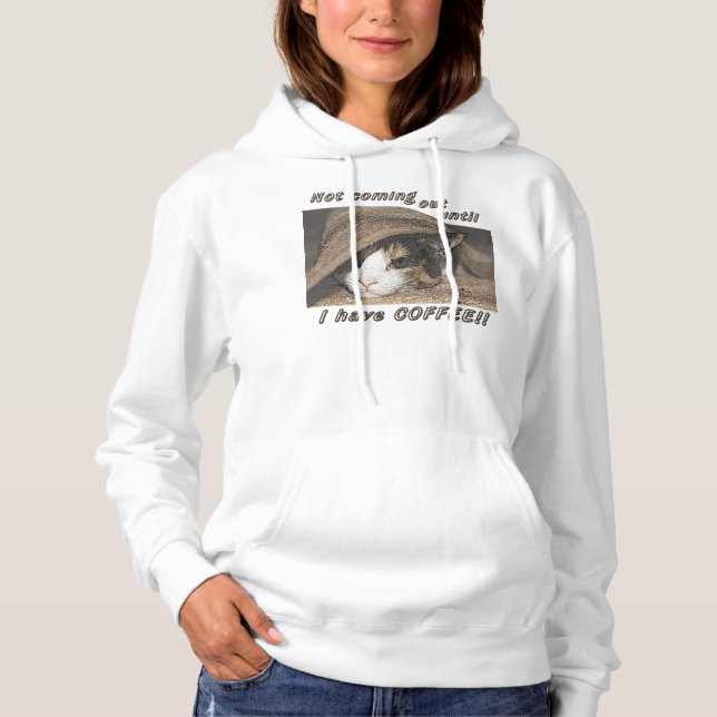 Macy Will auch Kaffee Hoodie (Vorderseite)