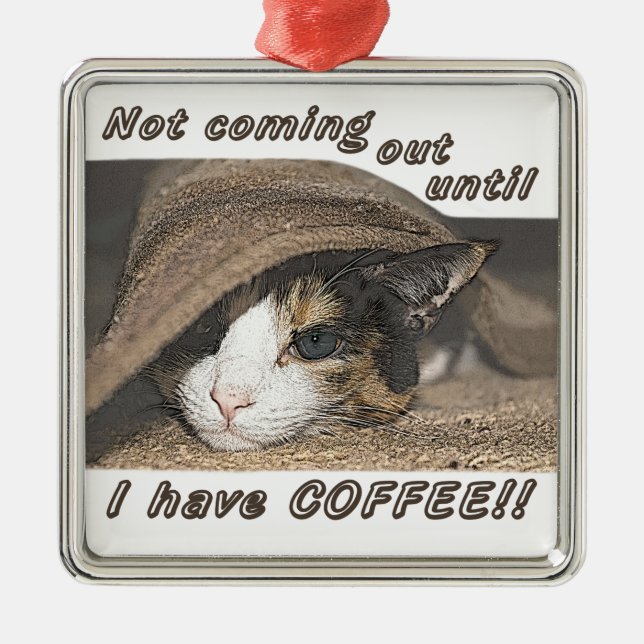 Macy Will auch Kaffee Ornament Aus Metall (Vorne)