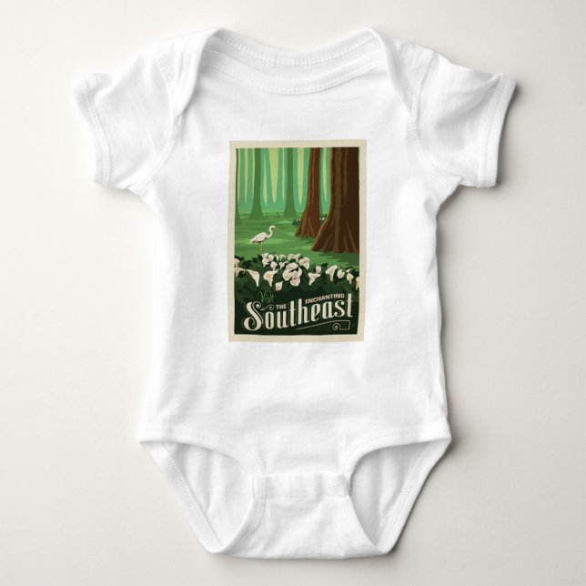 Macy's Blume Show | Südosten Baby Strampler (Vorderseite)