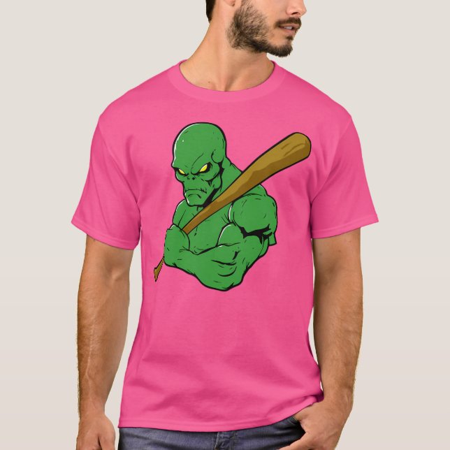 Mad Alien Baseball T-Shirt (Vorderseite)