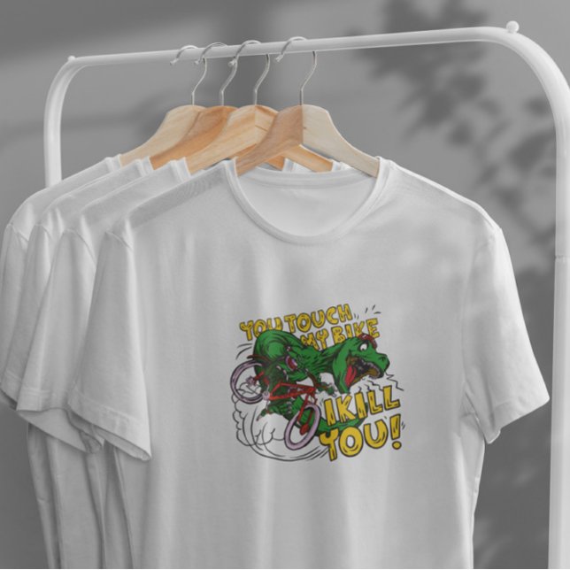 Mad Biker T Rex T-Shirt (Von Creator hochgeladen)