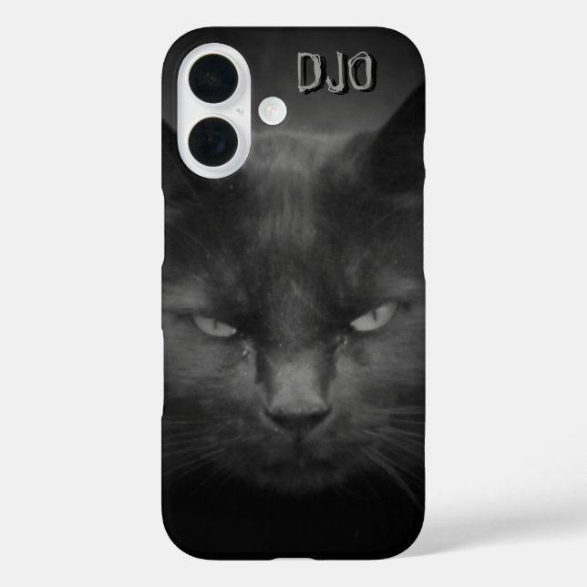 Mad Black Cat Case-Mate iPhone Hülle (Rückseite)
