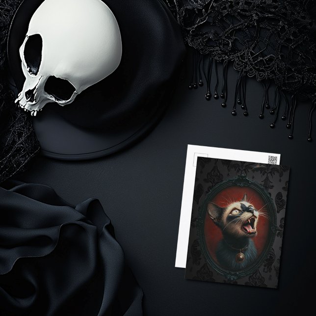 Mad Cat Holiday Postkarte (Von Creator hochgeladen)