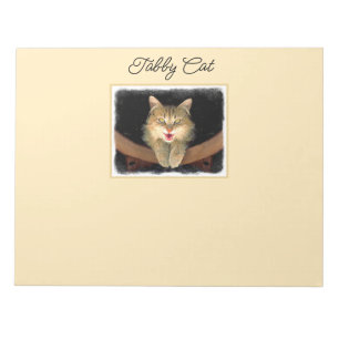 Mad Cat Painting - Niedliche Original Cat Art Notizblock