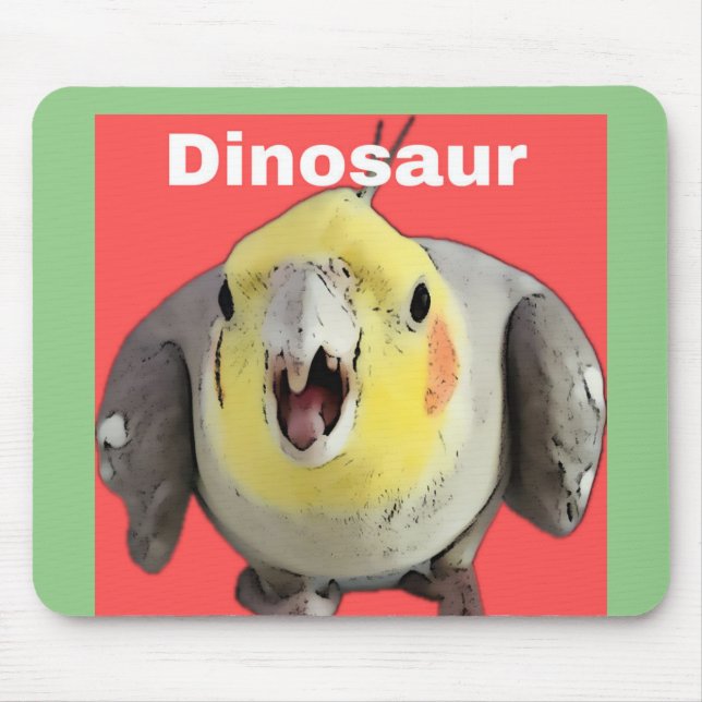 Mad Cockatiel Mouse Pad Mousepad (Vorne)