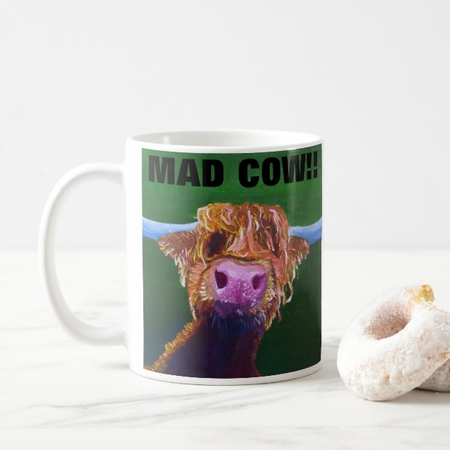 Mad Cow Tasse (Mit Donut)