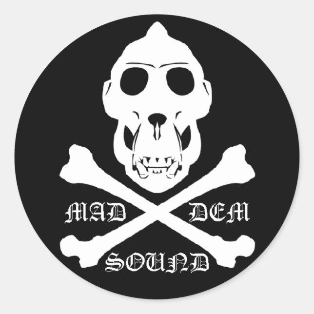 Mad Dem Sound Sticker (Vorderseite)