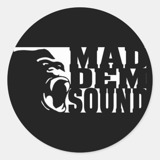 Mad Dem Sound Sticker #2 (Vorderseite)