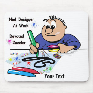 Mad Designer Mouse Pad Mousepad