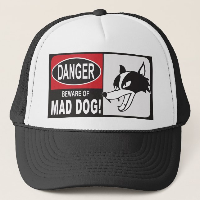 MAD DOG キャップ001 TRUCKERKAPPE (Vorderseite)