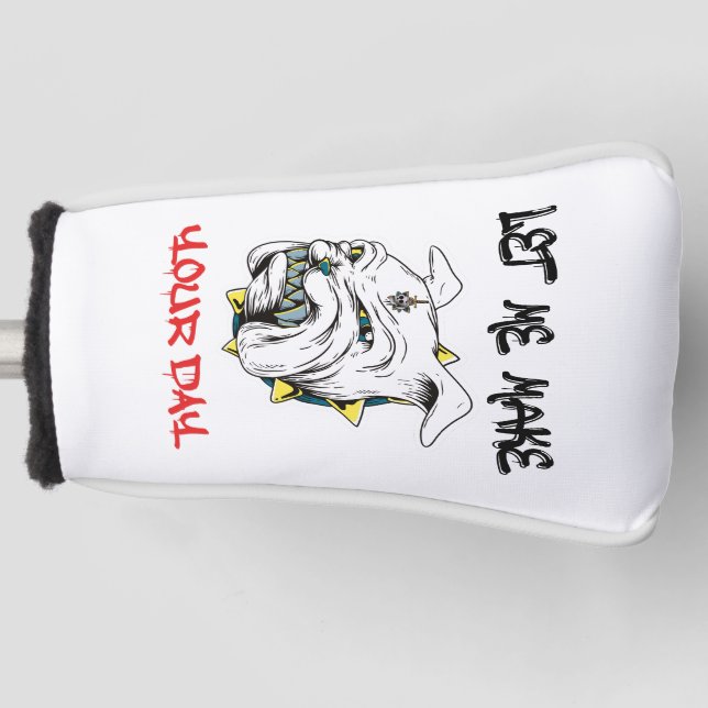 Mad Dog Golf Headcover (Vorderseite)