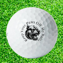 Mad Dog-Loving Golfers Golfball