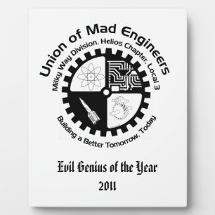 Mad Engineers Plaque Fotoplatte