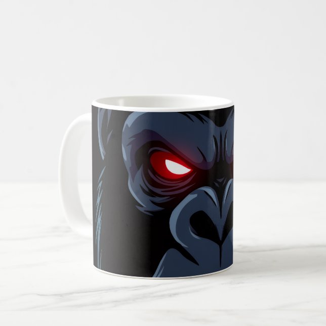 Mad Gorilla Kaffeetasse (Vorderseite Links)