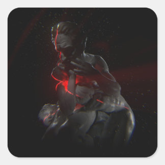 Mad - Göttliche Sammlung Quadratischer Aufkleber