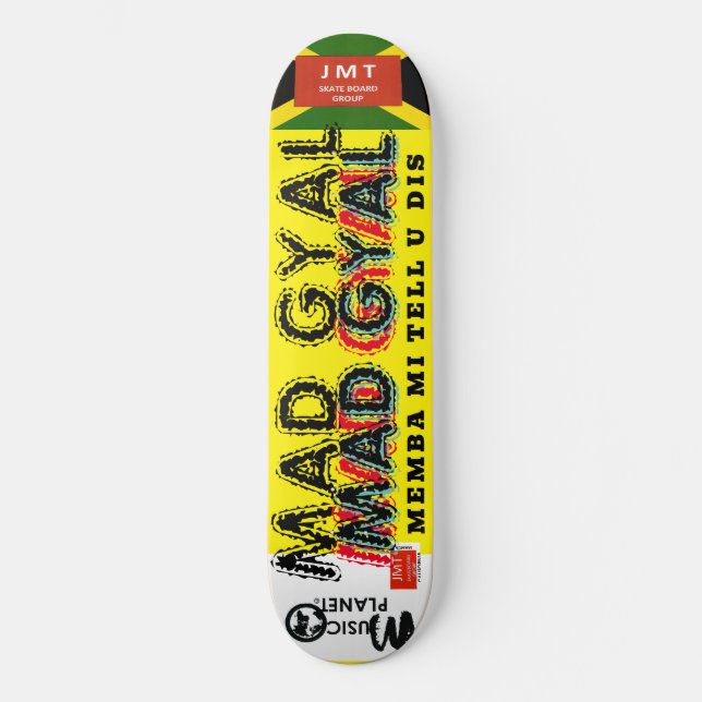 MAD GYAL 8 1/4" Skateboard Deck (Vorderseite)
