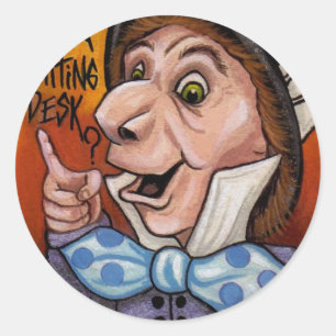 MAD HATTER Alice im Wunderland Aufkleber