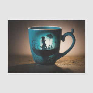 Mad Hatter-Alice im Wunderland Seidenpapier