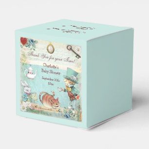 Mad Hatter Baby Dusche Vielen Dank Geschenkschachtel