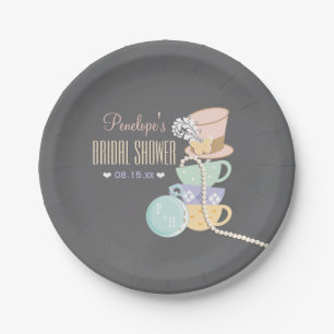 Mad Hatter Brautparty Pappteller