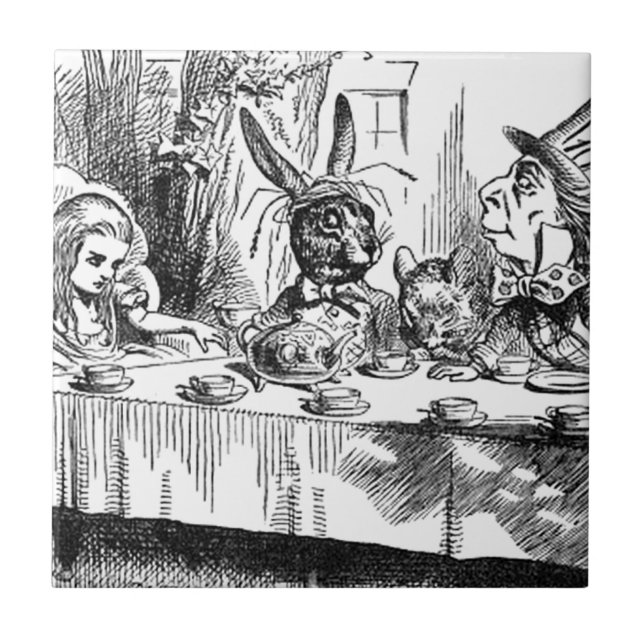 Mad Hatter Fliese (Vorderseite)