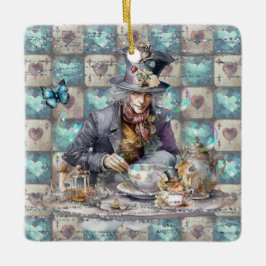 Mad Hatter Keramikornament